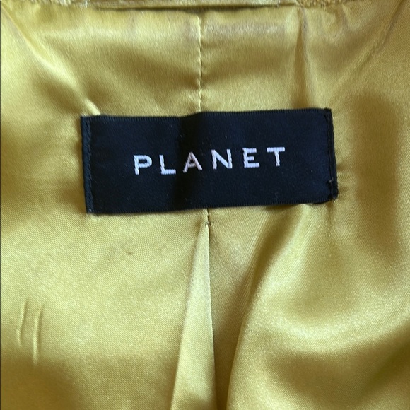 Yellow Blazer and Peplum Top Set - Picture 7 of 13